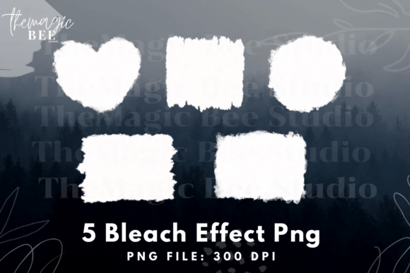 Download 5 Bleach Effect PNG Bundle - Bleach effect Collection
