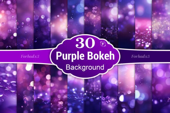 Download Purple Bokeh Background - Premium Resources