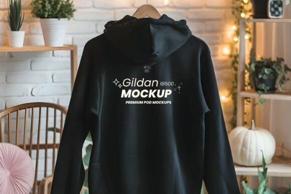 Download Gildan 18500 Hoodie Mockup Back - Premium Bundle